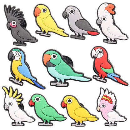 Parrot Croc Charms 11-Piece Set | Bon Bon Bird Toys