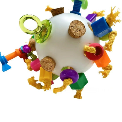 Foraging Ball Puzzle Toy for Medium Parrots | Bon Bon Bird Toys