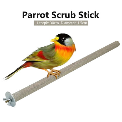 Colorful Wooden Perch Stick for Small Birds | Bon Bon Bird Toys