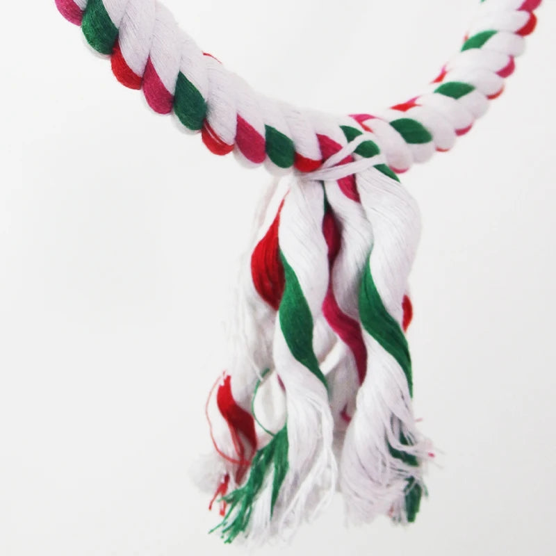 Cotton Rope Ring Climbing Toy for Birds