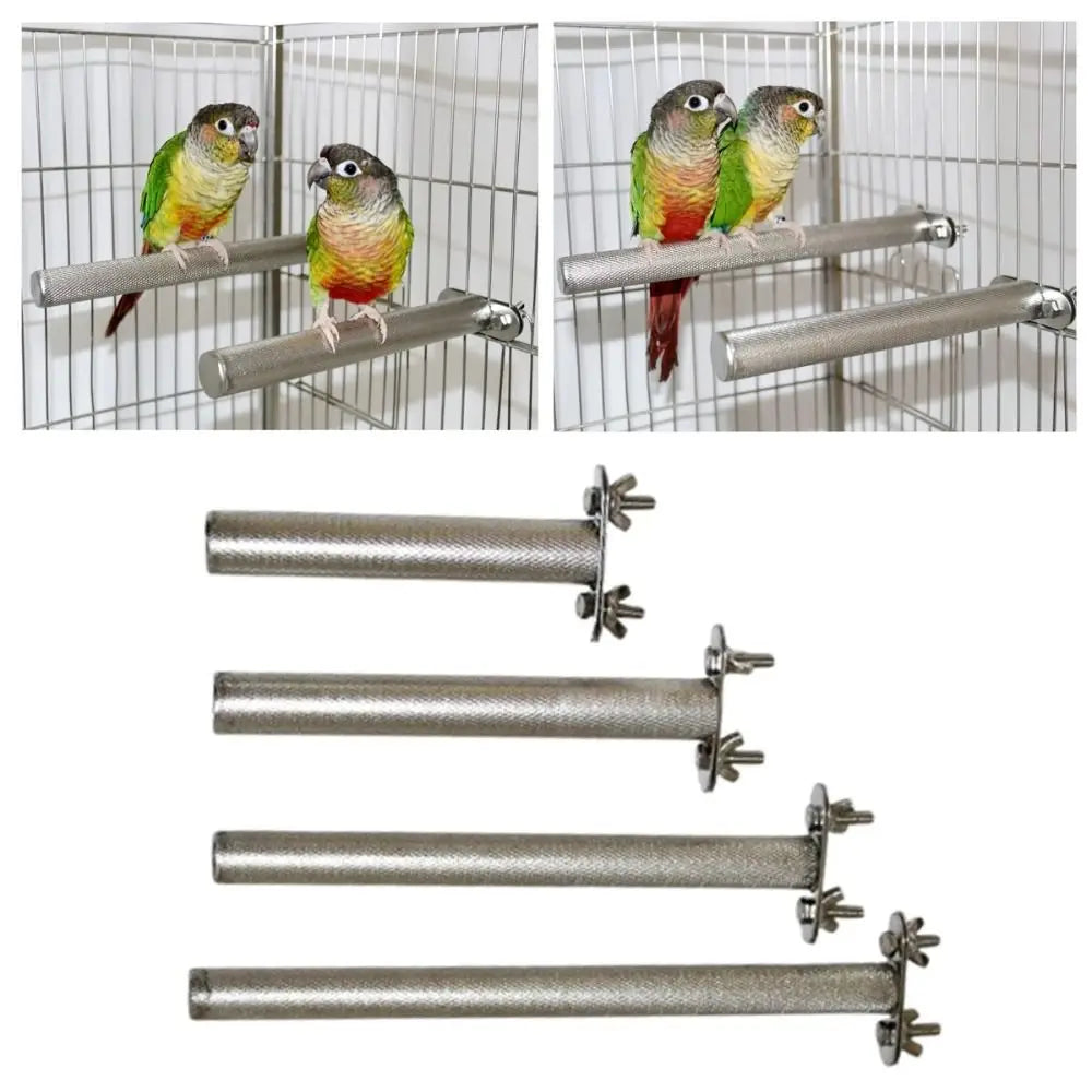Stainless Steel Bird Perch Rod — 4 Lengths Available