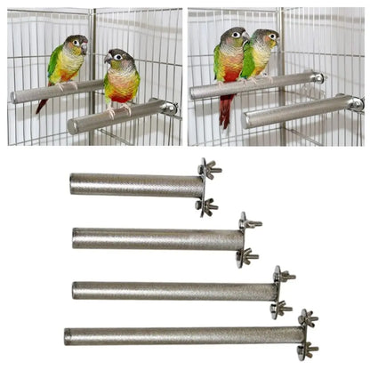 Stainless Steel Bird Perch Rod — 4 Lengths Available
