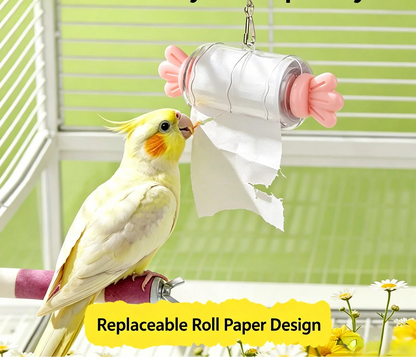 Paper Roll Bird Chew Toy | Bon Bon Bird Toys