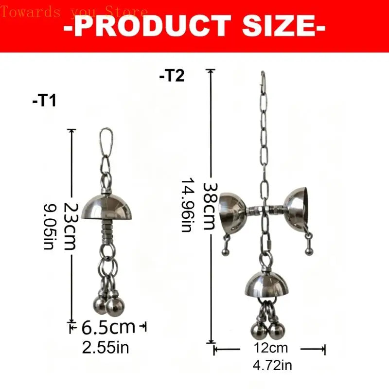 304 Stainless Steel Hanging Bell Toy
