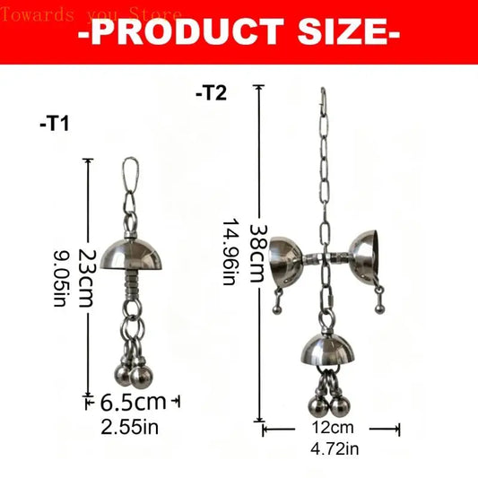 304 Stainless Steel Hanging Bell Toy
