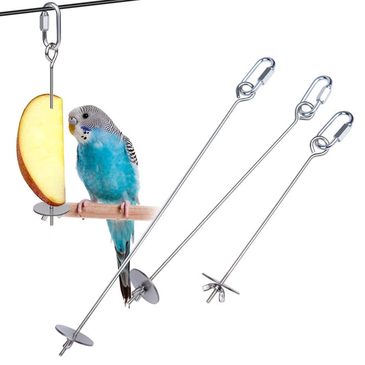 Stainless Steel Fruit and Veggie Skewer for Birds | Bon Bon Bird Toys