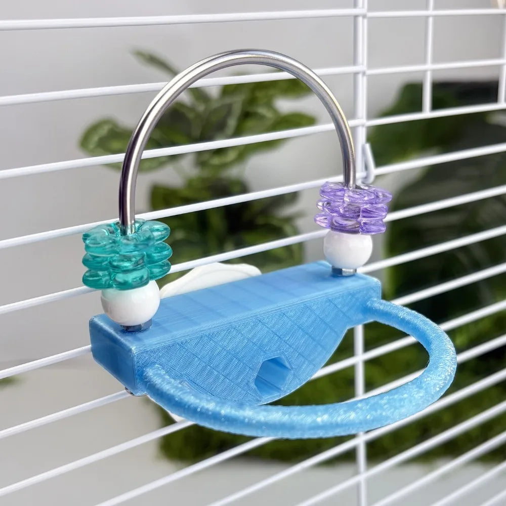 Flower Bead Platform Perch for Small Birds | Bon Bon Bird Toys
