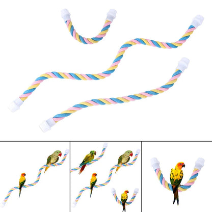 Cotton Rope Bird Perch in Small, Medium & Large