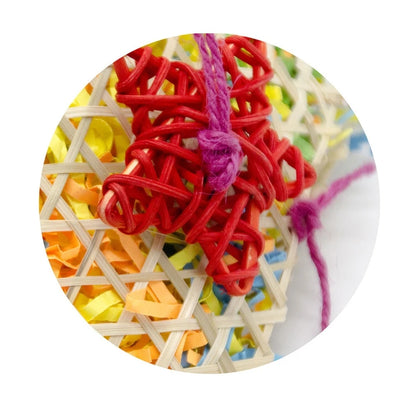 Colorful Shredded Paper Bird Toy Refill | Bon Bon Bird Toys