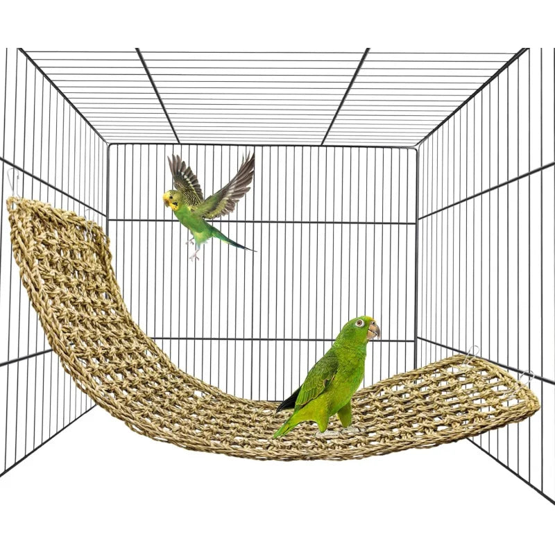 Woven Seagrass Mat for Birds | Bon Bon Bird Toys