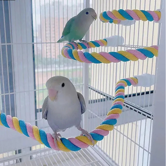 Cotton Rope Bird Perch in Small, Medium & Large