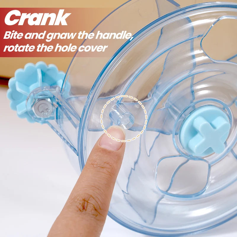 Acrylic Foraging Wheel Toy for Birds | Bon Bon Bird Toys
