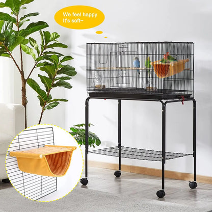 Fleece Bird Hammock | Bon Bon Bird Toys