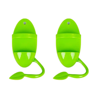 Cage-Mount Cuttlebone and Food Holder for Birds