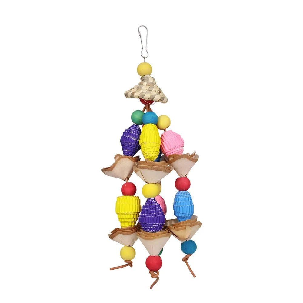 Hanging Natural Bird Toy — Assorted Styles | Bon Bon Bird Toys