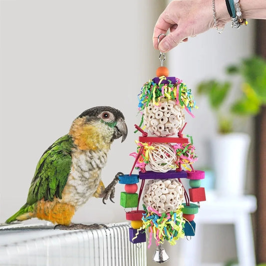 Natural Sola Ball Foraging Toy for Birds | Bon Bon Bird Toys