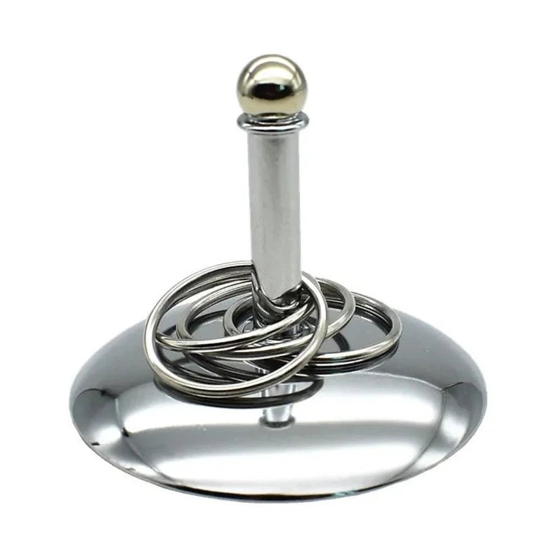 AviRing Stainless Steel Bird Ring Toss Game - Bon Bon Bird Toys