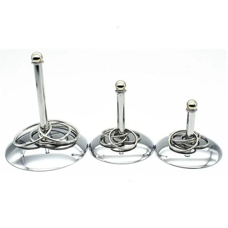 AviRing Stainless Steel Bird Ring Toss Game - Bon Bon Bird Toys