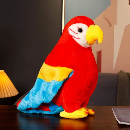 Colorful Plush Parrots - Bon Bon Bird Toys