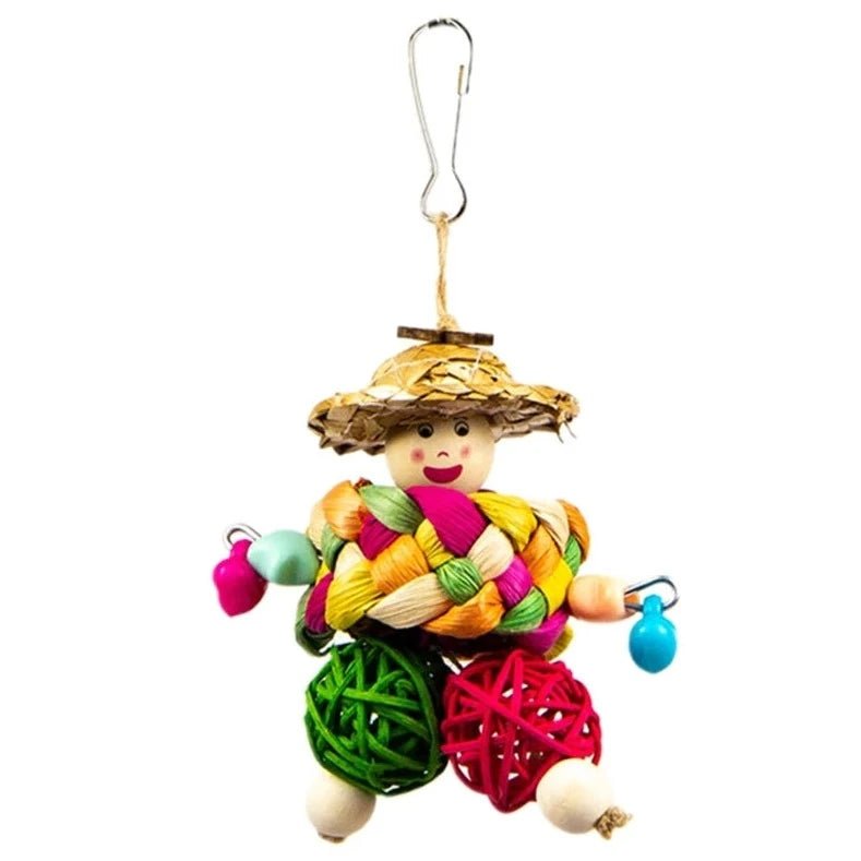 Colorful Rattan Small Bird Toys - Bon Bon Bird Toys