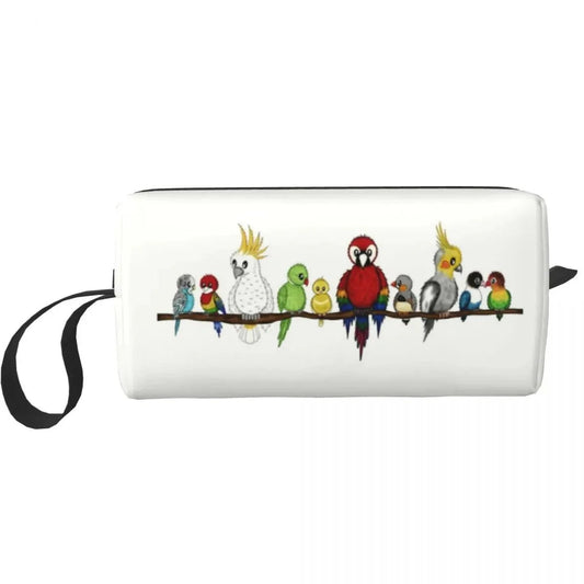 Parrot Travel Cosmetic Bag - Bon Bon Bird Toys