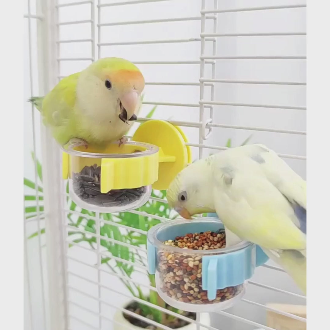 Cage-Mount Bird Feeder Cup | Bon Bon Bird Toys