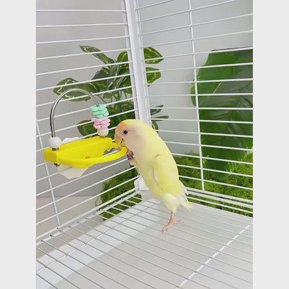 Flower Bead Platform Perch for Small Birds | Bon Bon Bird Toys