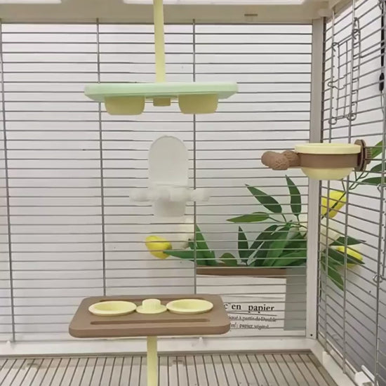PLA Bird Feeder Bowls & Hanging Trays | Bon Bon Bird Toys