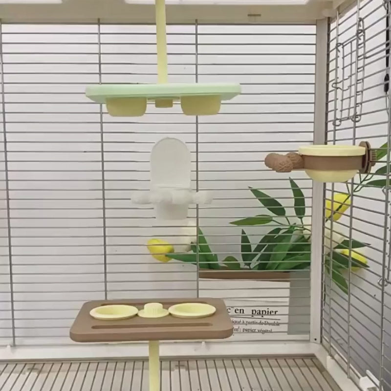 PLA Bird Feeder Bowls & Hanging Trays | Bon Bon Bird Toys