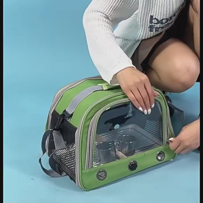 Ventilated Bird Travel Carrier Bag | Bon Bon Bird Toys