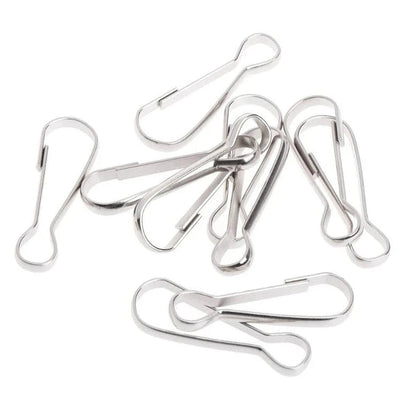 Stainless Steel Hooks - 10 - piece Set - Bon Bon Bird Toys