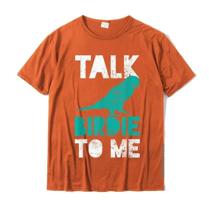 "Talk Birdie To Me" Funny T-Shirt - Bon Bon Bird Toys