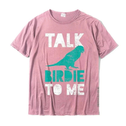 "Talk Birdie To Me" Funny T-Shirt - Bon Bon Bird Toys