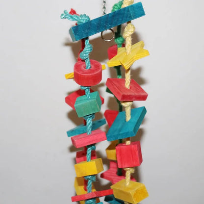 Wood Block Hanger Toy - Bon Bon Bird Toys